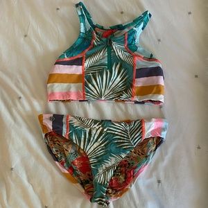 Maaji High Neck Reversible Swim Top